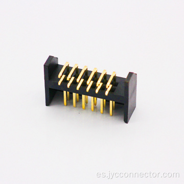 Conector de encabezado de pasador redondo de tono de 2.00 mm